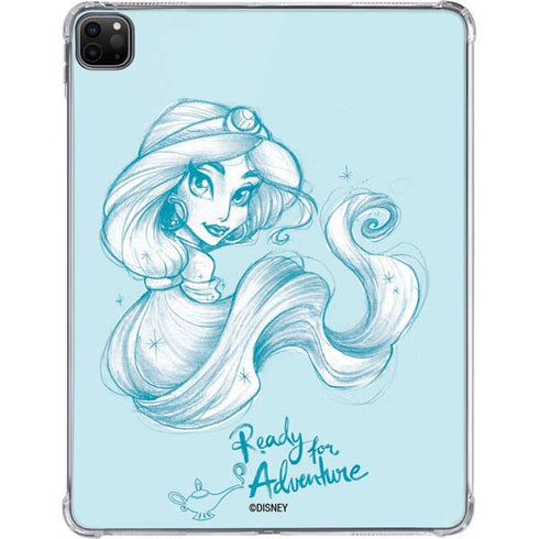Disney Princess Jasmine Ready for Adventure Art iPad Pro 11in (2024) Clear Case