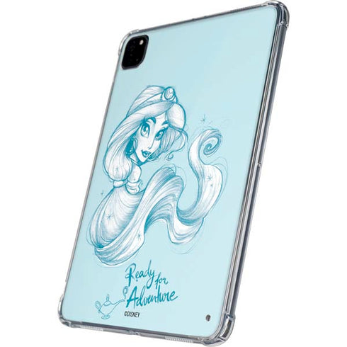 Disney Princess Jasmine Ready for Adventure Art iPad Pro 11in (2024) Clear Case