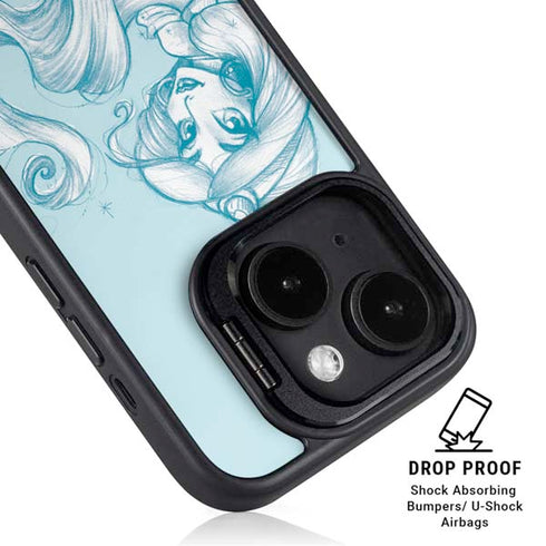 Disney Princess Jasmine Ready for Adventure Art iPhone 15 Kickstand Case