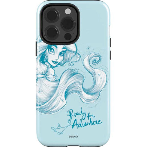 Disney Princess Jasmine Ready for Adventure Art iPhone 15 Pro Impact Case
