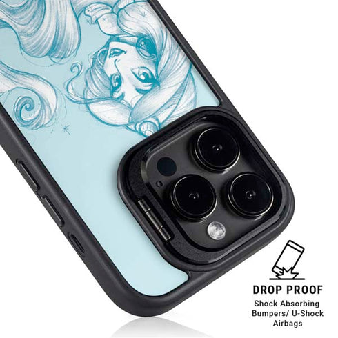 Disney Princess Jasmine Ready for Adventure Art iPhone 15 Pro Max Kickstand Case