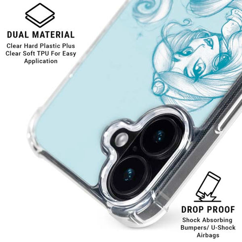 Disney Princess Jasmine Ready for Adventure Art iPhone 16 Clear Case