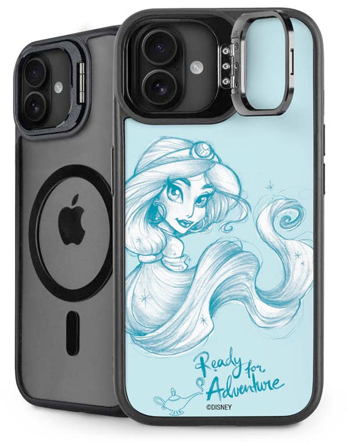 Disney Princess Jasmine Ready for Adventure Art iPhone 16 Plus Kickstand Case