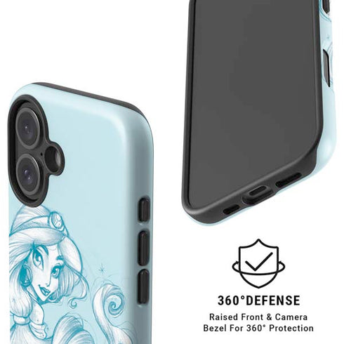 Disney Princess Jasmine Ready for Adventure Art iPhone 16 Plus Magsafe Impact Case