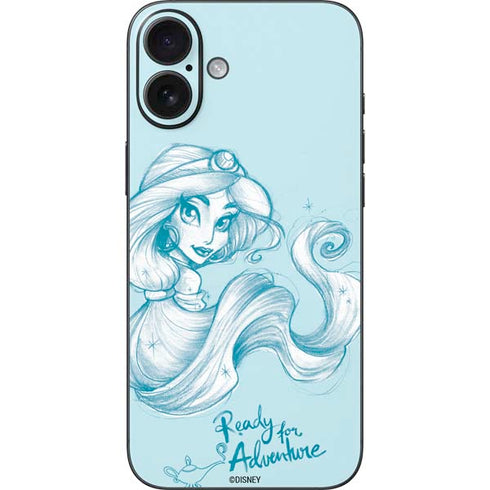 Disney Princess Jasmine Ready for Adventure Art iPhone 16 Plus Skin
