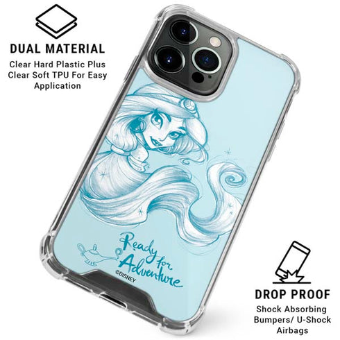 Disney Princess Jasmine Ready for Adventure Art iPhone 16 Pro Clear Case