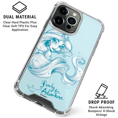 Disney Princess Jasmine Ready for Adventure Art iPhone 16 Pro Max Clear Case