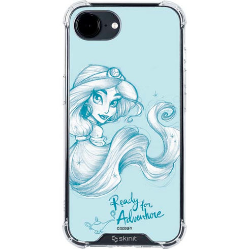 Disney Princess Jasmine Ready for Adventure Art iPhone 16e Clear Case