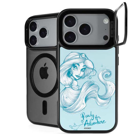 Disney Princess Jasmine Ready for Adventure Art iPhone 18 Pro Kickstand Case
