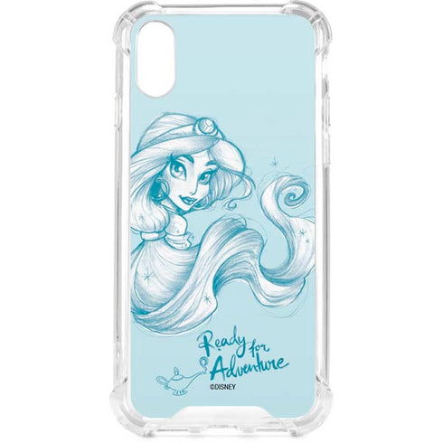 Disney Princess Jasmine Ready for Adventure Art iPhone XS Clear Case