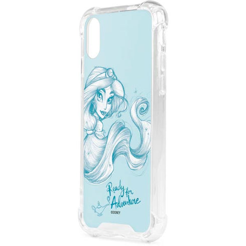 Disney Princess Jasmine Ready for Adventure Art iPhone XS Clear Case