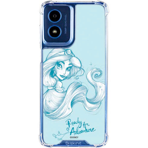 Disney Princess Jasmine Ready for Adventure Art Moto G 5G (2024) Clear Case