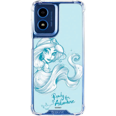 Disney Princess Jasmine Ready for Adventure Art Moto G Play 4G (2024) Clear Case