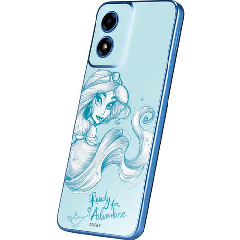 Disney Princess Jasmine Ready for Adventure Art Moto G Play 4G (2024) Skin