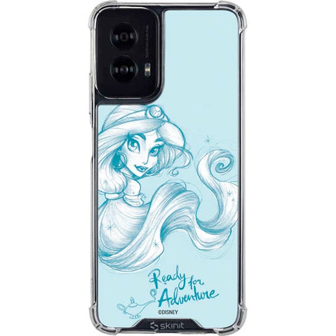 Disney Princess Jasmine Ready for Adventure Art Moto G Power 5G (2024) Clear Case