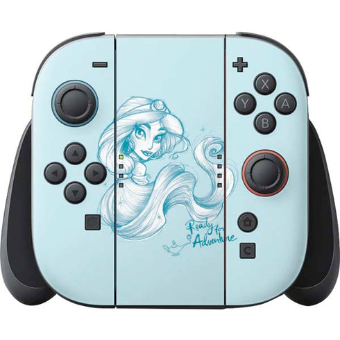 Disney Princess Jasmine Ready for Adventure Art Nintendo Skins