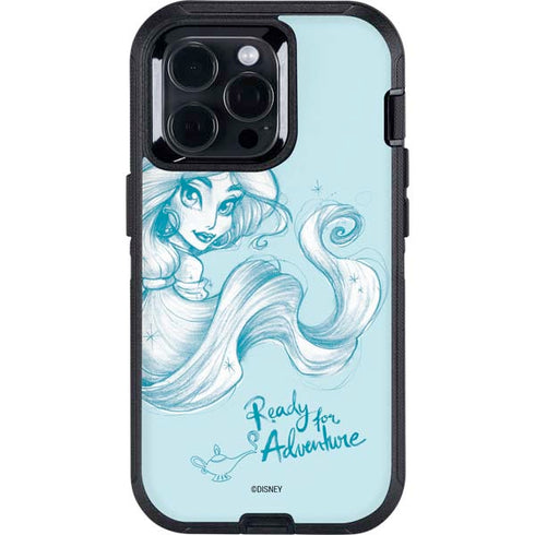 Disney Princess Jasmine Ready for Adventure Art Otterbox Defender iPhone Skin
