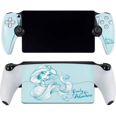 Disney Princess Jasmine Ready for Adventure Art PlayStation Portal Remote Player Skin