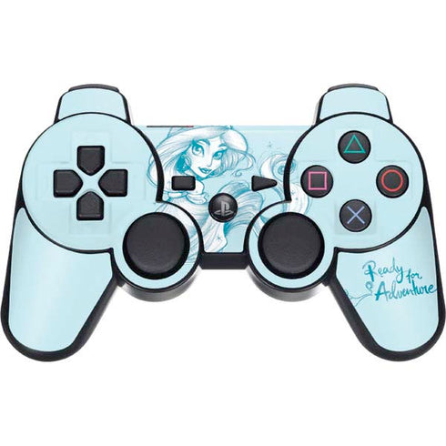 Disney Princess Jasmine Ready for Adventure Art PS3 Dual Shock wireless controller Skin