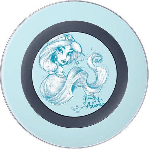 Disney Princess Jasmine Ready for Adventure Art Wireless Charger Skin