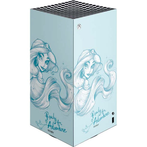 Disney Princess Jasmine Ready for Adventure Art XBox Series X Digital Edition Console Skin