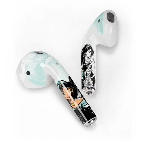 Disney Princess Jasmine Sketch Apple AirPods Skin