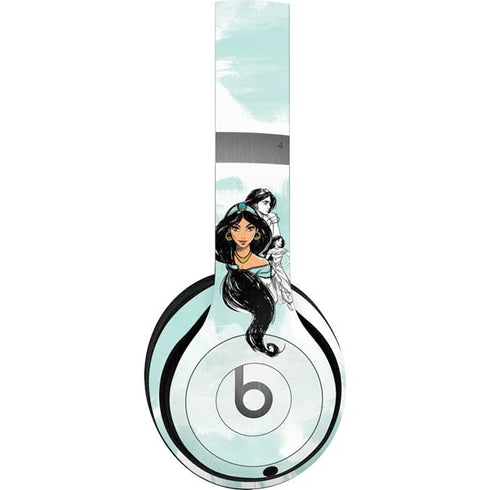 Disney Princess Jasmine Sketch Beats Solo 4 Wireless Headphones Skin