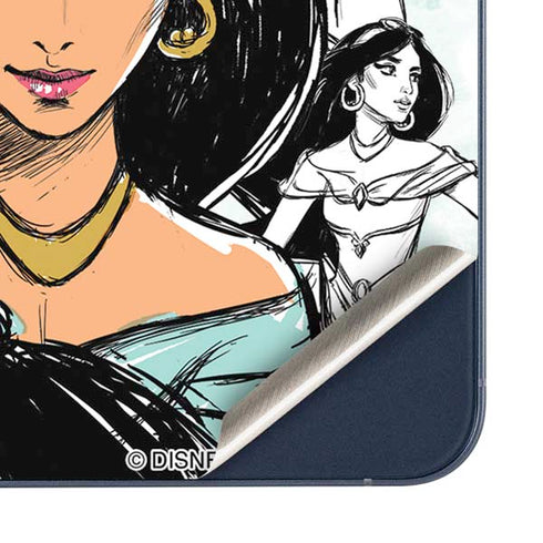 Disney Princess Jasmine Sketch Galaxy A35 5G Skin