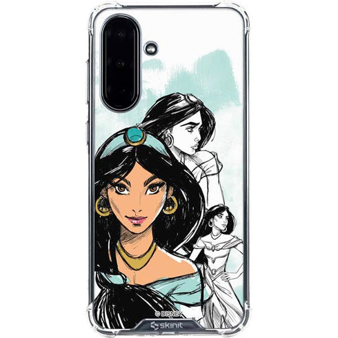 Disney Princess Jasmine Sketch Galaxy A36 5G Clear Case