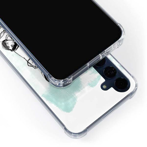Disney Princess Jasmine Sketch Galaxy A55 5G Clear Case
