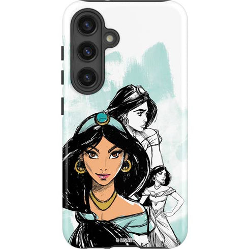 Disney Princess Jasmine Sketch Galaxy S25 Impact Case