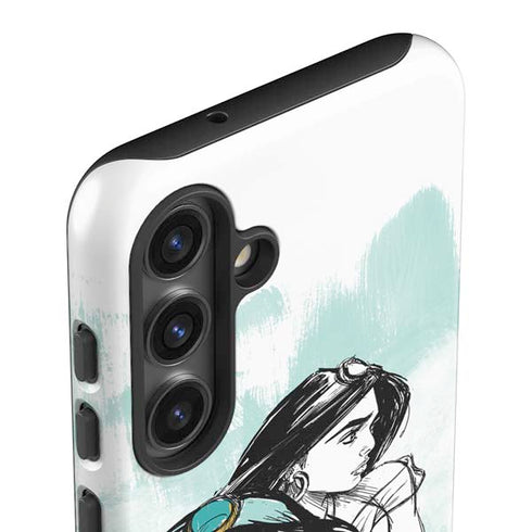 Disney Princess Jasmine Sketch Galaxy S25 Impact Case