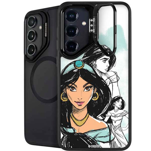 Disney Princess Jasmine Sketch Galaxy S25 Plus Kickstand Case