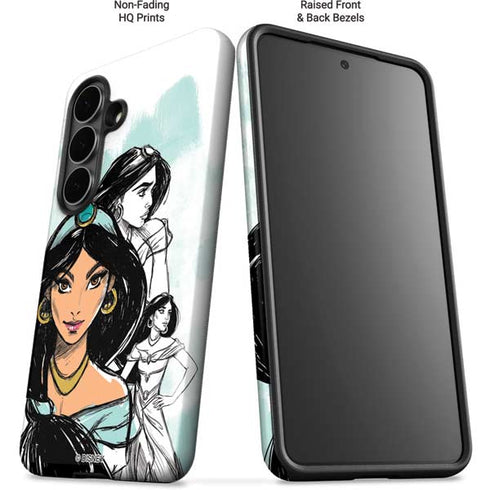 Disney Princess Jasmine Sketch Galaxy S26 Impact Case