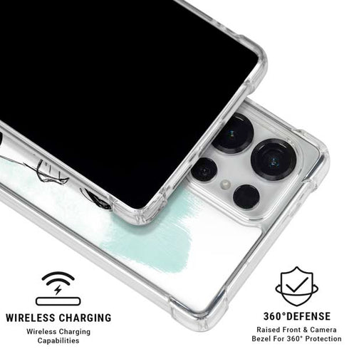 Disney Princess Jasmine Sketch Galaxy S26 Ultra Clear Case