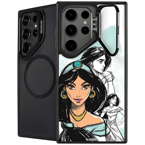 Disney Princess Jasmine Sketch Galaxy S26 Ultra Kickstand Case