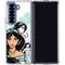 Disney Princess Jasmine Sketch Galaxy Z Fold7 Clear Case