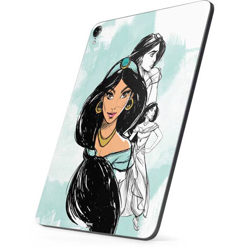 Disney Princess Jasmine Sketch Apple iPad Pro Skin