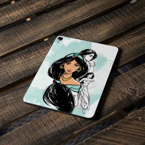 Disney Princess Jasmine Sketch Apple iPad Pro Skin