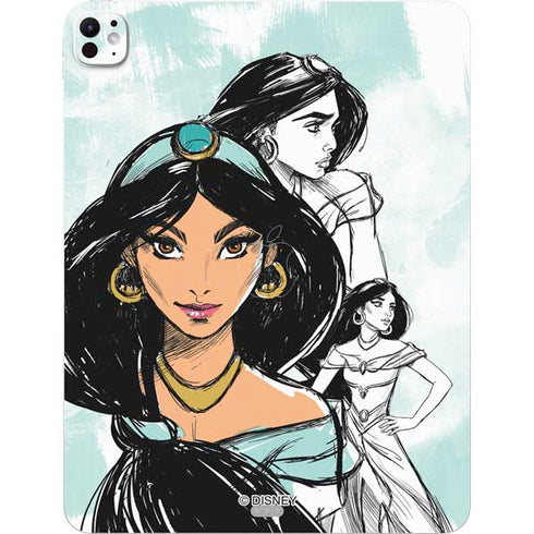 Disney Princess Jasmine Sketch iPad Pro 13in M4 (2024) Skin