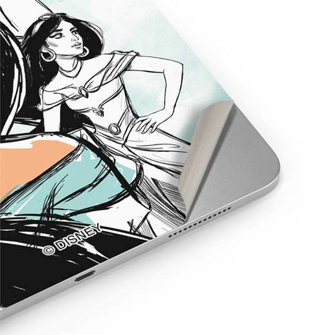 Disney Princess Jasmine Sketch iPad Pro 13in M4 (2024) Skin