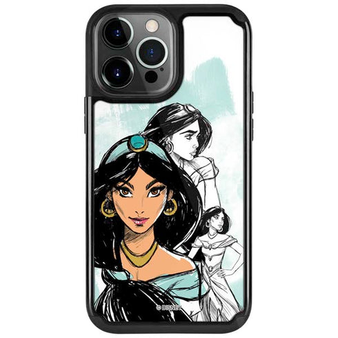 Disney Princess Jasmine Sketch iPhone Cases
