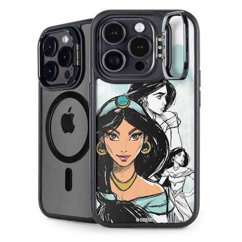 Disney Princess Jasmine Sketch iPhone 13 Pro Kickstand Case