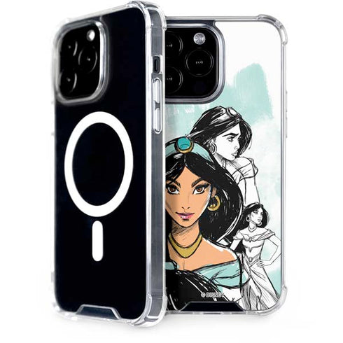 Disney Princess Jasmine Sketch iPhone Cases