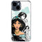 Disney Princess Jasmine Sketch iPhone 15 Clear Case