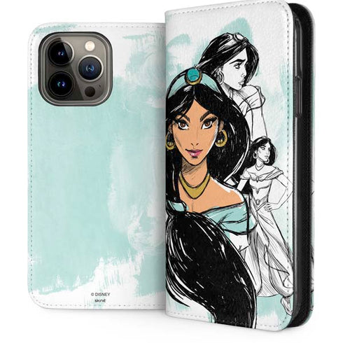 Disney Princess Jasmine Sketch iPhone Cases