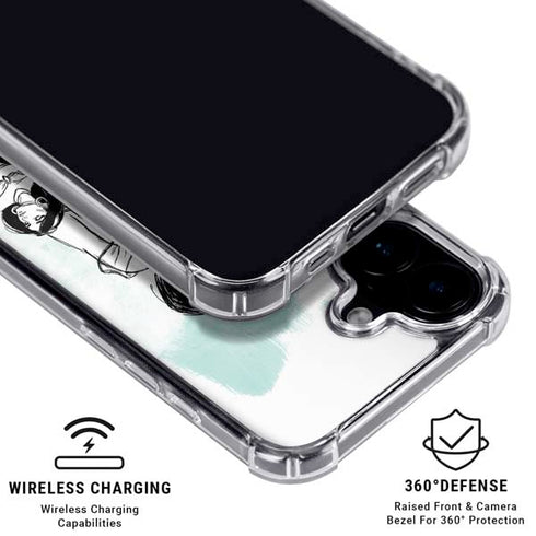 Disney Princess Jasmine Sketch iPhone 16 MagSafe Case