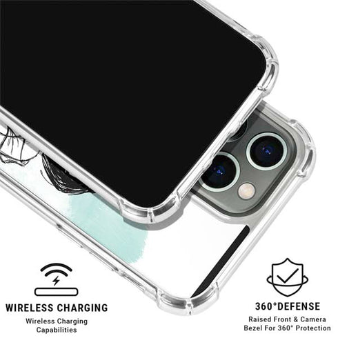 Disney Princess Jasmine Sketch iPhone 16 Pro Clear Case