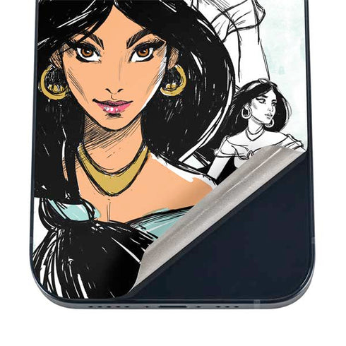 Disney Princess Jasmine Sketch iPhone 16 Skin