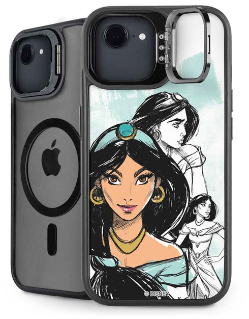 Disney Princess Jasmine Sketch iPhone 16e Kickstand Case